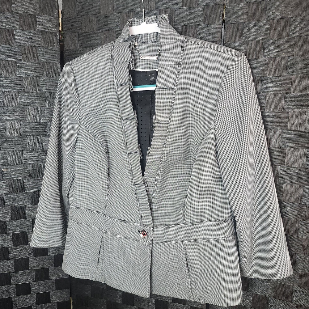 White House Black Market Gray Women's Blazer